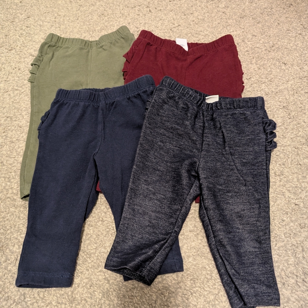 Old Navy Kids Leggings - Green, Red, Navy, Gray - Picture 1 of 9